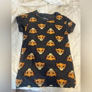 Disney Charcoal Simba Graphic Tee